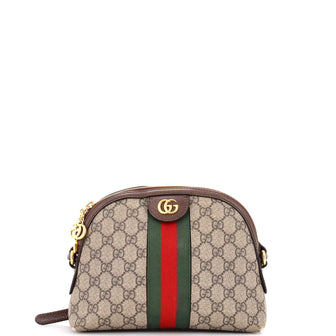 Gucci Ophidia Dome Shoulder Bag GG Coated Canvas Small