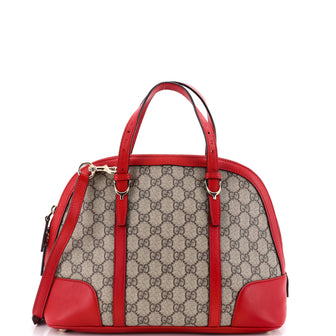 Gucci Nice Top Handle Bag GG Coated Canvas Small
