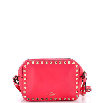 Valentino Garavani Rockstud Camera Crossbody Bag Leather