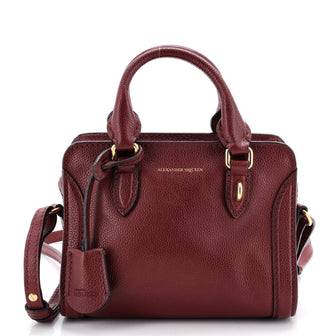 Alexander McQueen Padlock Zip Around Tote Leather Mini