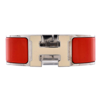 Hermes Clic H Bracelet Enamel Wide