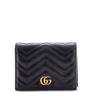 Gucci GG Marmont Bifold Wallet Matelasse Leather Small