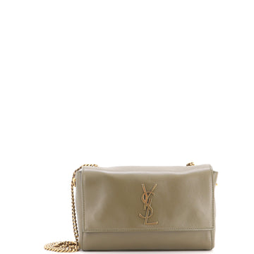 Saint Laurent Classic Monogram Reversible Shoulder Bag Suede Small