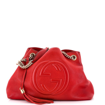 Gucci Soho Chain Strap Shoulder Bag Leather Medium