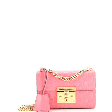 Gucci Padlock Shoulder Bag Guccissima Leather Small