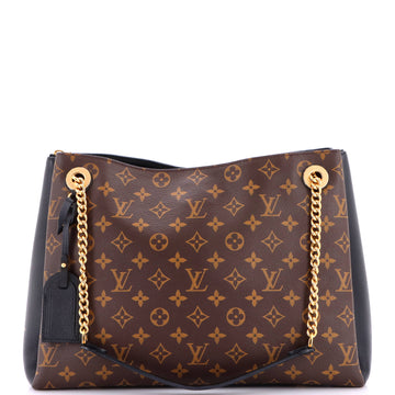 Louis Vuitton Surene Handbag Monogram Canvas with Leather MM