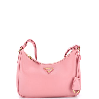 Prada Re-Edition Hobo Saffiano Leather Mini