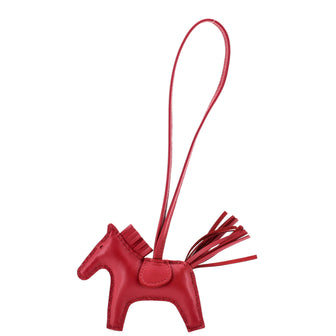 Hermes Mono-Tone GriGri Rodeo Bag Charm Leather PM