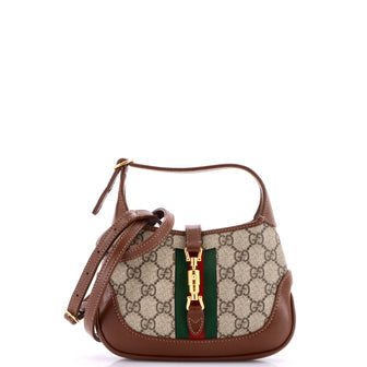 Gucci Jackie 1961 Hobo GG Coated Canvas Mini