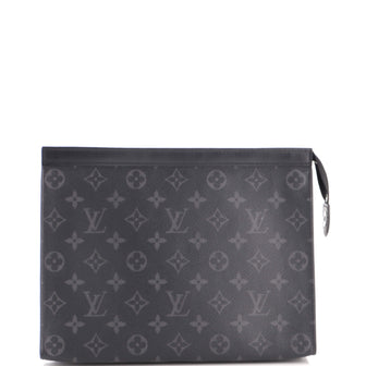 Louis Vuitton Pochette Voyage Monogram Eclipse Canvas MM