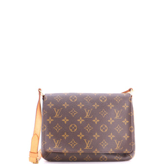 Louis Vuitton Musette Tango Handbag Monogram Canvas