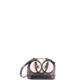 Louis Vuitton Alma Handbag Limited Edition Lovely Birds Monogram Canvas Nano