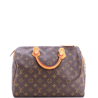 Louis Vuitton Speedy Handbag Monogram Canvas 30