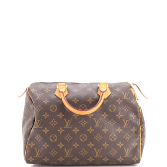Louis Vuitton Speedy Handbag Monogram Canvas 30