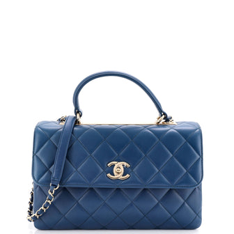 Chanel Trendy CC Top Handle Bag Quilted Lambskin Medium