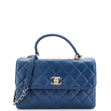 Chanel Trendy CC Top Handle Bag Quilted Lambskin Medium