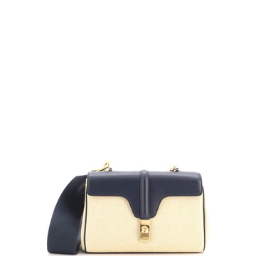 Celine Soft 16 Bag Canvas and Leather Teen