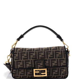 Fendi Baguette NM Bag Zucca Canvas Medium