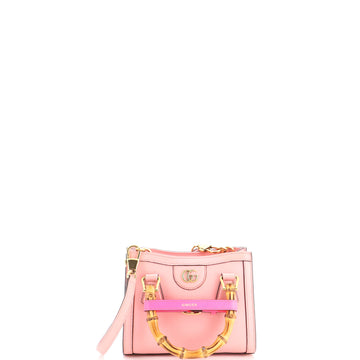 Gucci Diana NM Bamboo Handle Tote Leather Mini