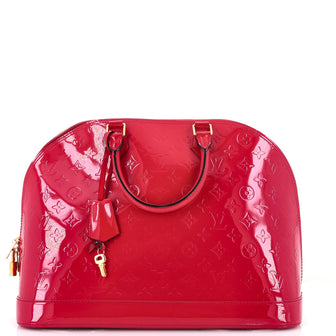 Louis Vuitton Alma Handbag Monogram Vernis GM