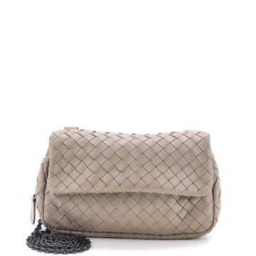 Bottega Veneta Expandable Chain Crossbody Bag Intrecciato Nappa Small