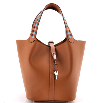 Hermes Picotin Lock Bag Tressage Epsom MM