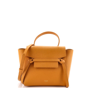 Celine Belt Bag Textured Leather Nano