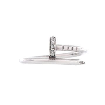 Cartier Juste un Clou Ring 18K White Gold and Diamonds Small