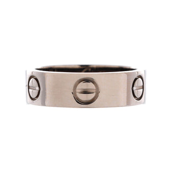 Cartier Love Band Ring 18K White Gold