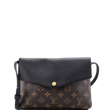 Louis Vuitton Twice Handbag Monogram Canvas and Leather