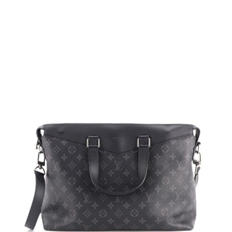 Louis Vuitton Explorer Briefcase Monogram Eclipse Canvas