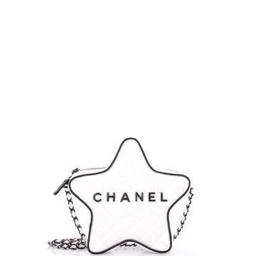 Chanel CC Walk of Fame Star Bag Quilted Satin