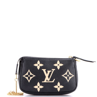 Louis Vuitton Pochette Accessoires Bicolor Monogram Empreinte Giant Mini