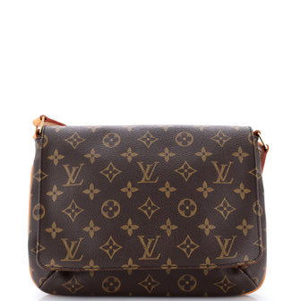 Louis Vuitton Musette Tango Handbag Monogram Canvas