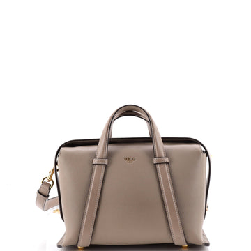 Fendi 365 Boston Bag Leather Medium