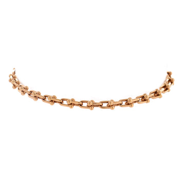 Tiffany & Co. HardWear Link Bracelet 18K Rose Gold Micro