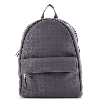 Christian Louboutin Zip N Flap Backpack Monogram Jacquard