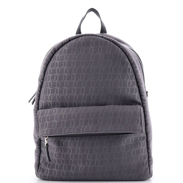 Christian Louboutin Zip N Flap Backpack Monogram Jacquard