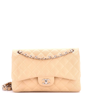 Chanel Classic Double Flap Bag Quilted Lambskin Jumbo