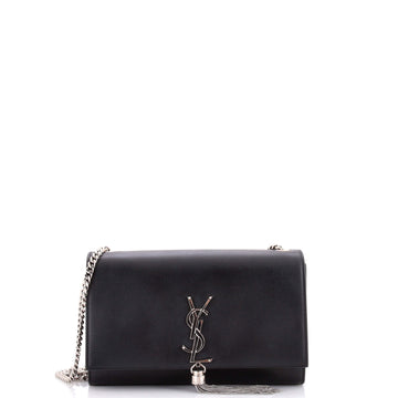 Saint Laurent Classic Monogram Tassel Crossbody Bag Leather Medium