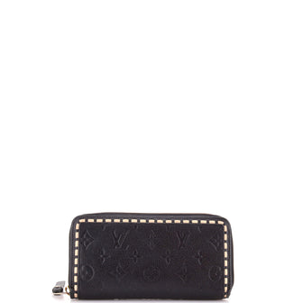 Louis Vuitton Zippy Wallet Whipstitch Monogram Empreinte Leather