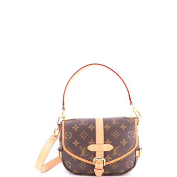 Louis Vuitton Saumur Handbag Monogram Canvas BB