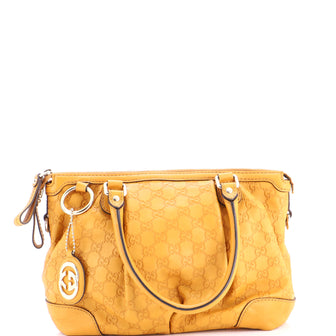 Gucci Sukey Top Handle Satchel Guccissima Leather Medium