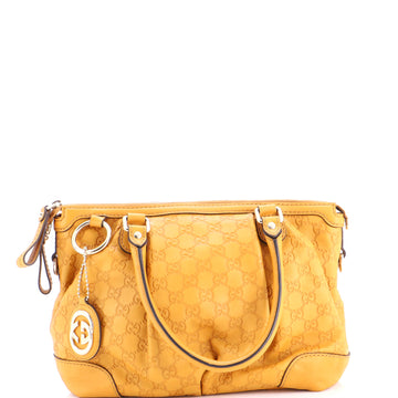 Gucci Sukey Top Handle Satchel Guccissima Leather Medium