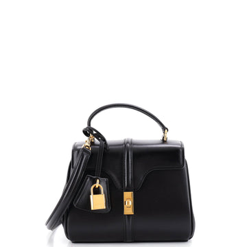 Celine 16 Top Handle Bag Smooth Calfskin Mini