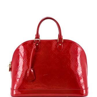 Louis Vuitton Alma Handbag Monogram Vernis GM