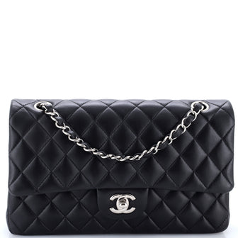 Chanel Classic Double Flap Bag Quilted Lambskin Medium