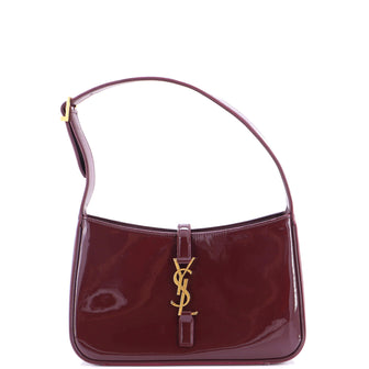 Saint Laurent Le 5 a 7 Hobo Patent Small