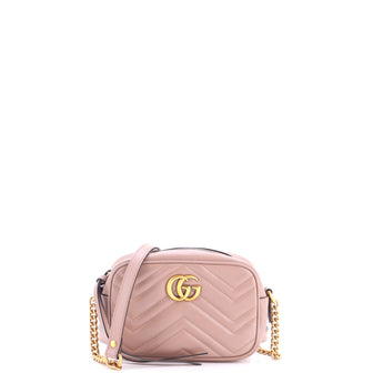 Gucci GG Marmont Shoulder Bag Matelasse Leather Mini