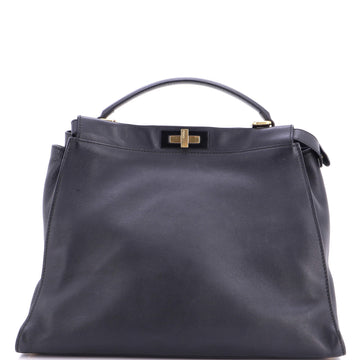 Fendi Peekaboo Bag Rigid Leather Large
